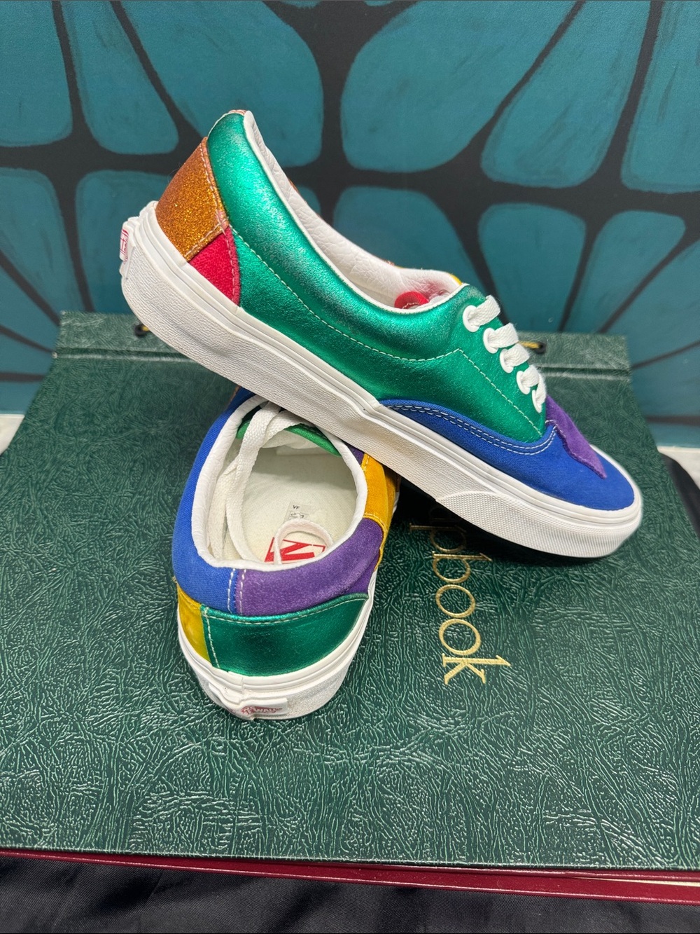 Vans Multi-Color Patchwork Sneakers - Rainbow Colorblock - Picture 4 of 8
